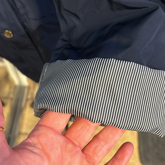 NWT Charter Club Water-Resistant Hooded Anorak Jacket - Navy - Picture 5 of 8